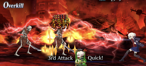 fgo-クイックでのスター稼ぎ