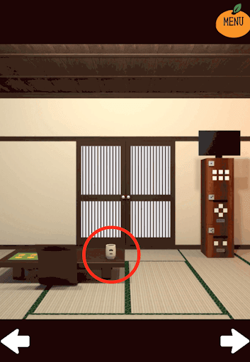 kotatsu_居間_1本の線の湯のみを拡大