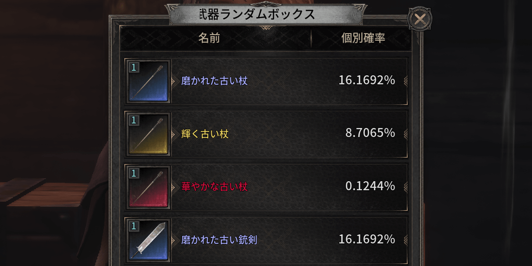 ダークディセンバー_運が良ければ伝説等級装備をゲット