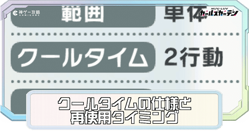 クールタイムの仕様