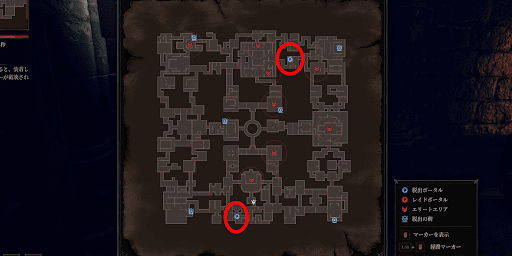 インタラクト_ポータル位置