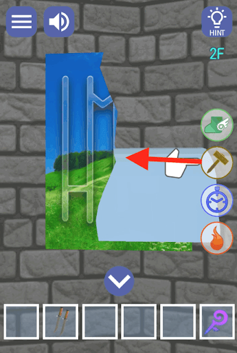 ドラゴンと魔法使いの住む塔_2階_リペアの魔法をポスターに使用する