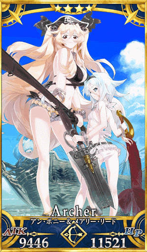 fgo-アン・ボニー＆メアリー・リード(アーチャー・水着)