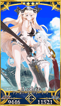 fgo-アン・ボニー＆メアリー・リード(アーチャー・水着)