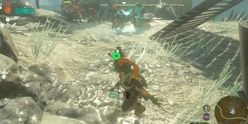 追跡台車と光線の頭に付けるのが強力