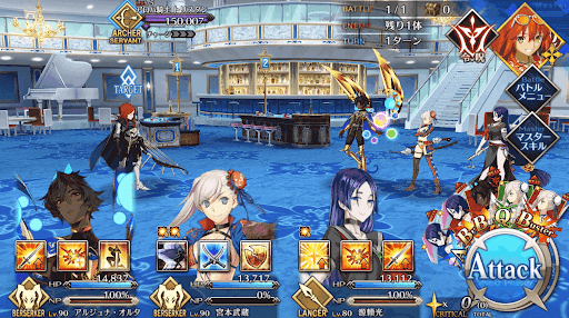 fgo-第六カジノ「対決、アロハ三騎士（その1）」_1/1