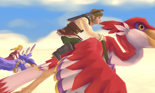 ゼルダの伝説_スカイウォードソードHD「大空世界とロフトバード飛行」