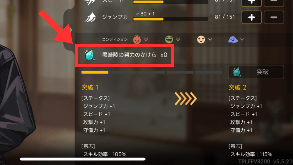 Sランクキャラは固有のかけらが必要