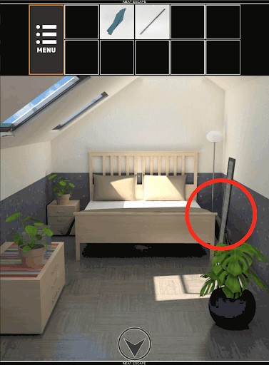 屋根裏部屋からの脱出