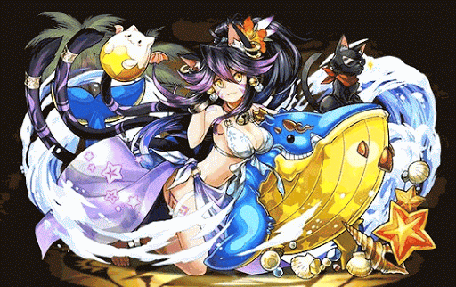 遊泳の猫又・クロネ