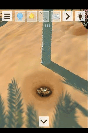 ビーチからの脱出-新作脱出げーむ_パズルの欠片と望遠鏡