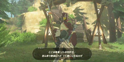 BotW_リトの村に向かう