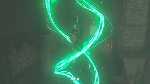 魔物を討伐した場所からトーレルーフを使用して移動する