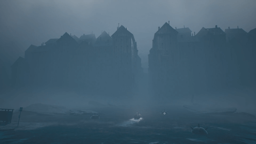 トンネルを抜けたら直進する