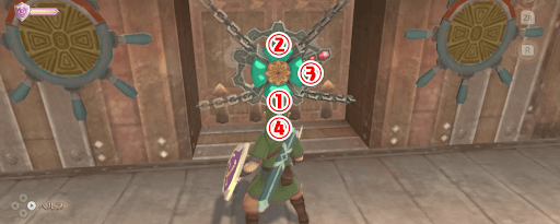 ゼルダSWS_輝石を順番に叩く 