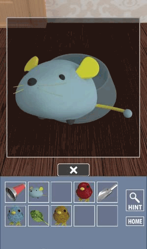 インコ脱出2_電池を懐中電灯に使用