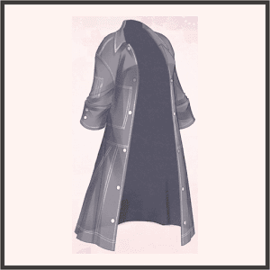 R-シースルーコート