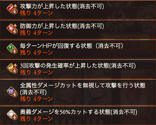 黄金の騎士_開幕強化効果