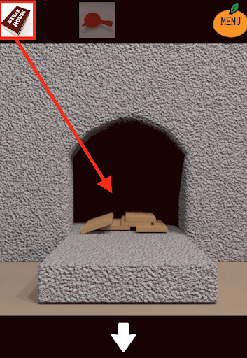 kotatsu_台所_かまどの中の木材にマッチを使用