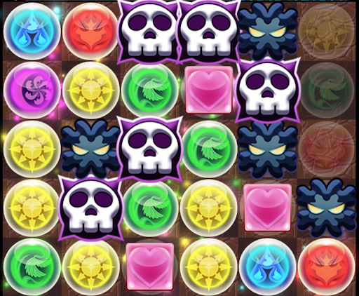 華の戦乙女チャレンジLv3-妨害ドロップ