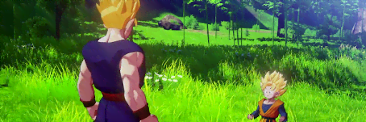 孫悟飯VS孫悟天