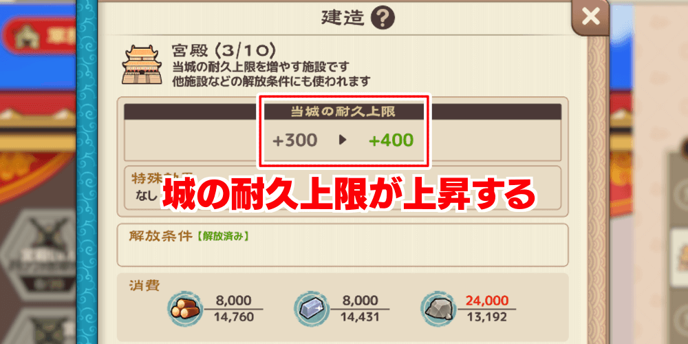 ブラウザ三国志天_耐久上限