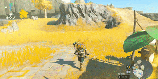 バクダン花を付けると大ジャンプ