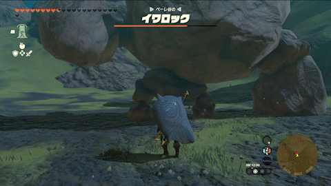 右腕たたきつけ