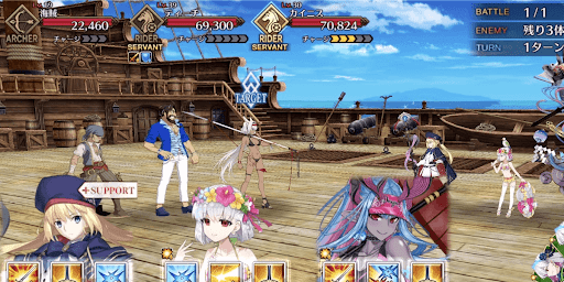 fgo-第二の秘宝：赤と青の扉1戦