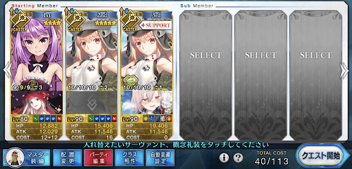 fgo-エレナシステム（黒聖杯Wキャストリア）