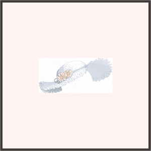 ビーチハット（白）