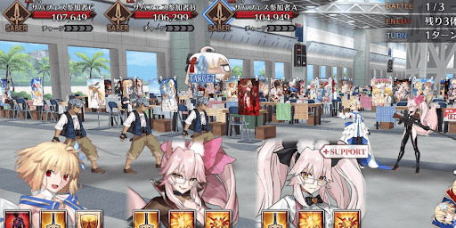 常夏即売会場_バトル1