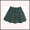 プリーツミニスカート（緑）