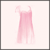 シルクのネグリジェ（桃）