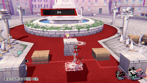 モルガナでいずれかの敵をスキルで攻撃