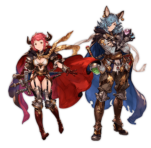 疾風怒濤の傭兵コンビ_全身