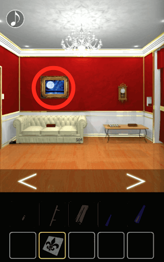 月の見える城からの脱出_トランプのマーク