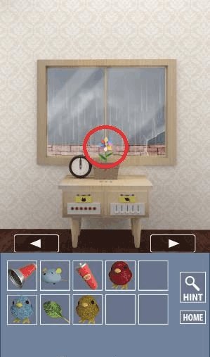 インコ脱出2_花を咲かせる