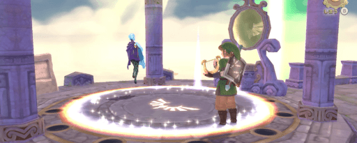 ゼルダSWS_南の広場にある光の塔へ登ろう