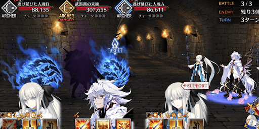fgo-ゴーストルーム地下室に縛られた霊魂_バトル3