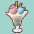 おおきなアイスパフェ