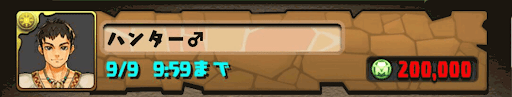 男ハンター入手方法