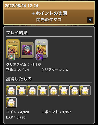 ＋ポイントの楽園-ソロ周回パーティ