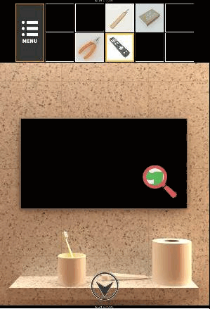 湖畔の別荘からの脱出_鍵