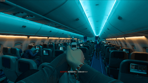 正面から向かってくるテロリストを倒す