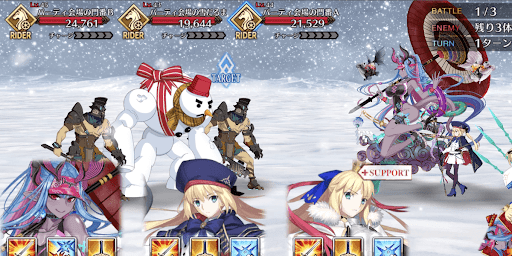 fgo-ルート整備大作戦！パウダーダスト級_バトル1