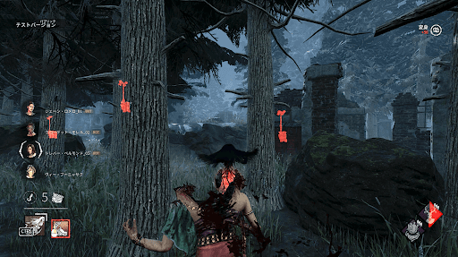 人間の姿と生首の姿を使い分ける