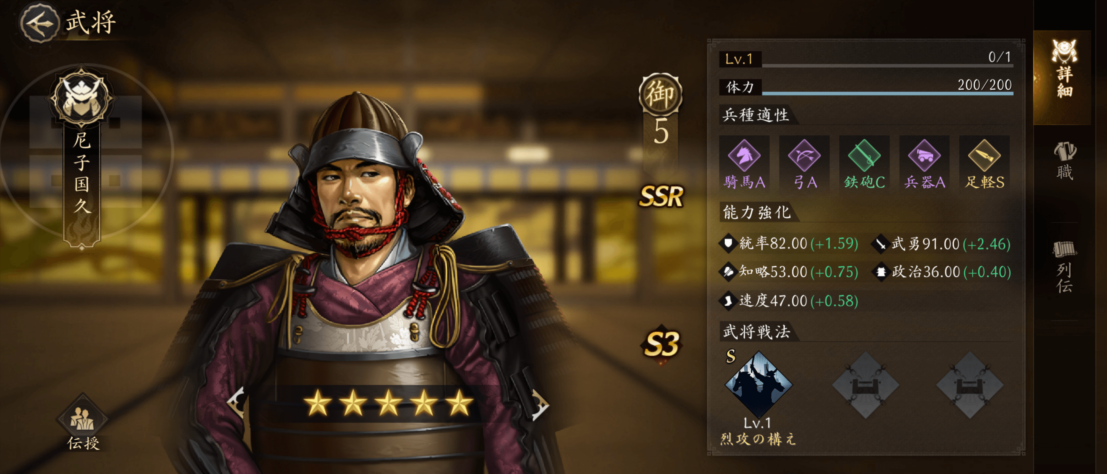 シーズン3から登場する武将