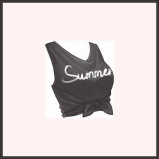 ヘソ出しベスト（黒）