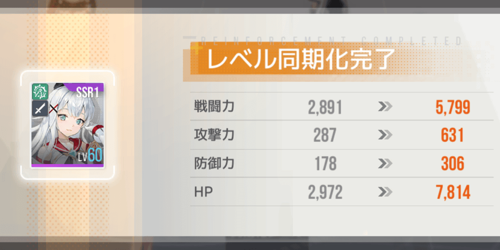 レベル同期で即戦力